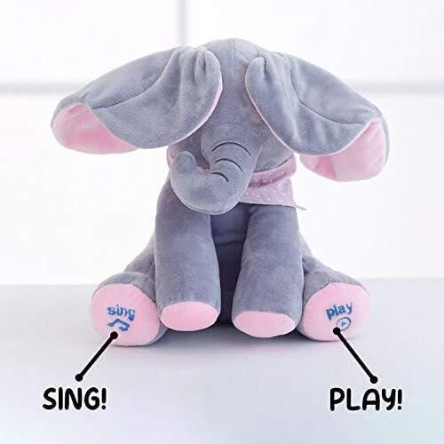 Musical Dancing Ears Elephant Soft Toy