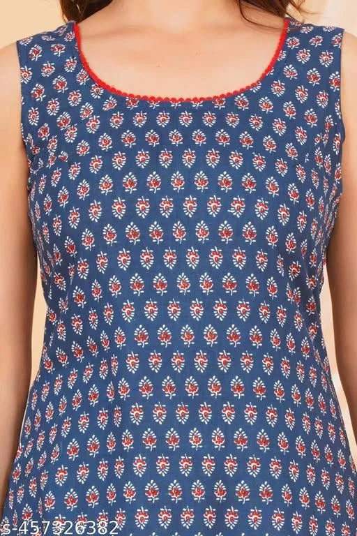 DAILY WEAR KURTI/REGULAR KURTI/FANCY KURTI/CASUAL SLEEVELESS KURTI